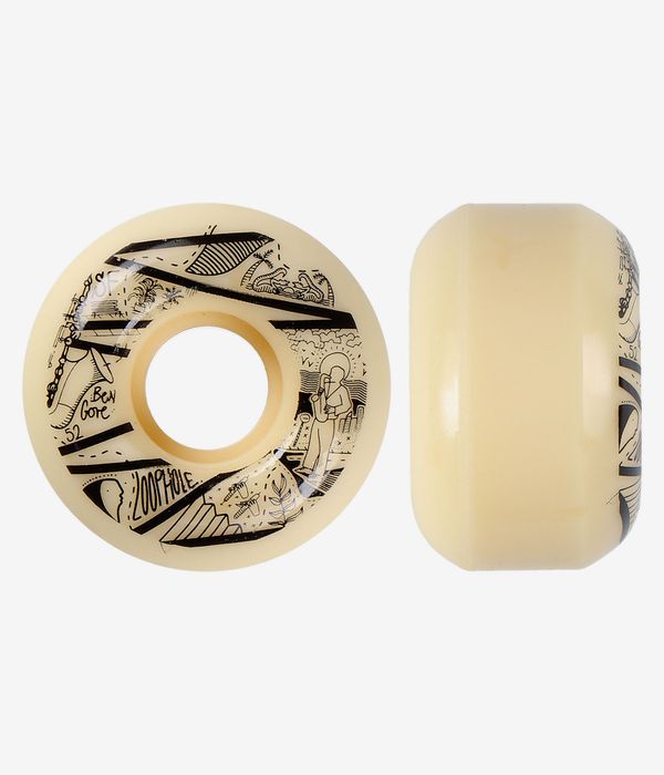 Loophole Gore Teardrop Rollen (white black) 52mm 101A 4er Pack