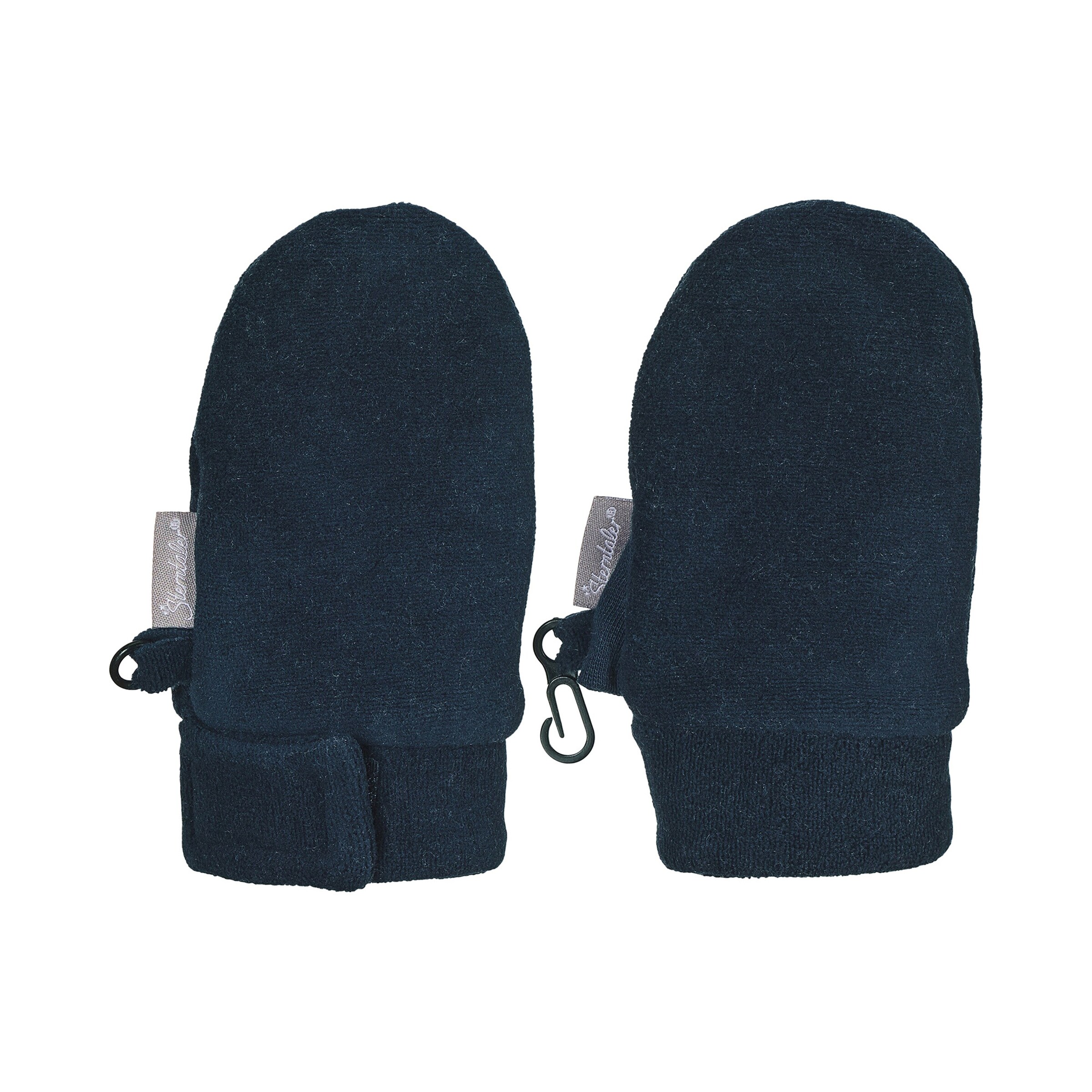 Sterntaler Plüsch-Fäustlinge marine