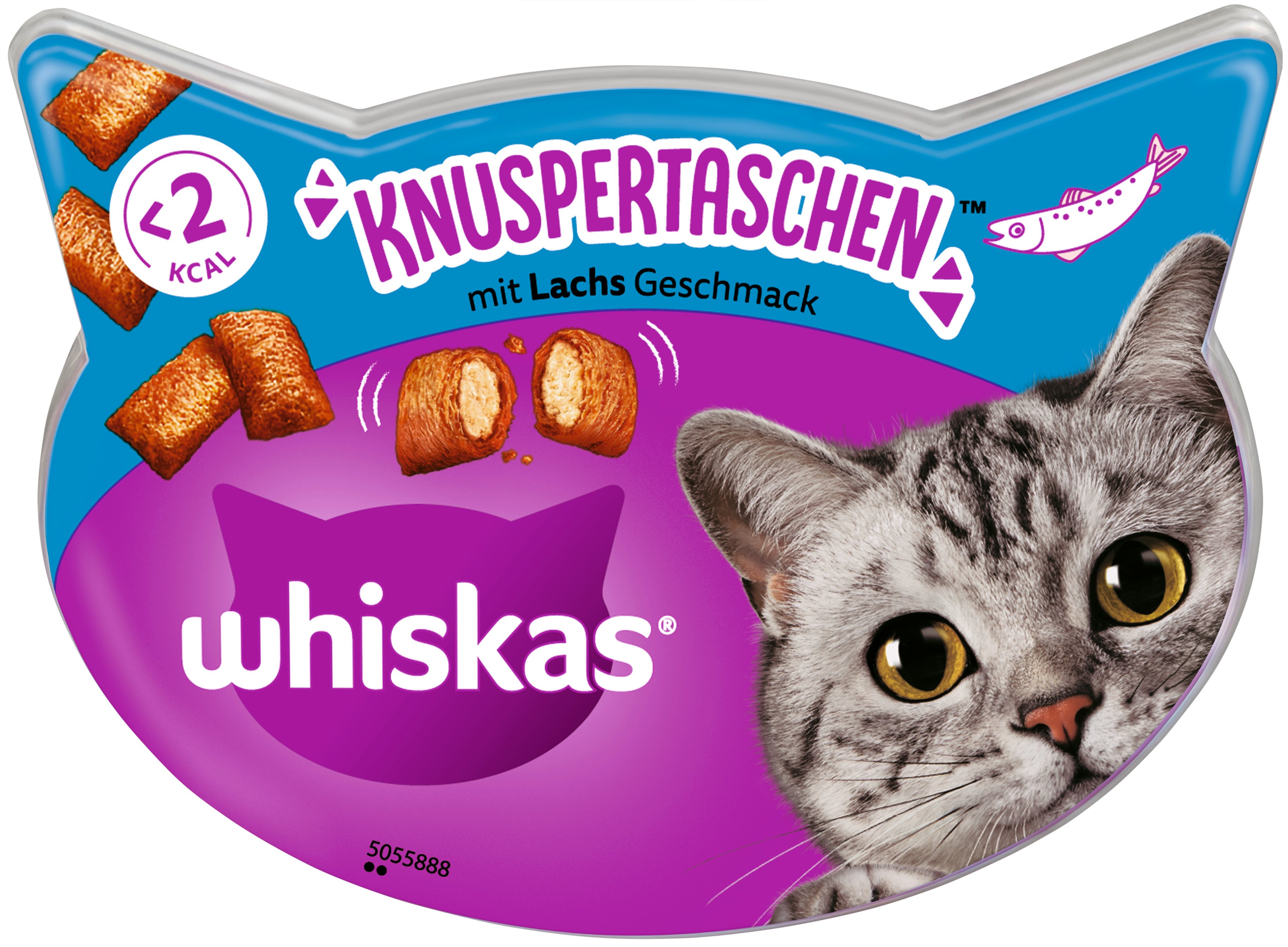 Whiskas Snacks Knuspertaschen mit Lachs