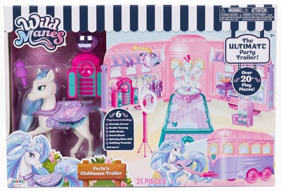 Wild Manes Perla's Clubhouse Trailer Lekesett
