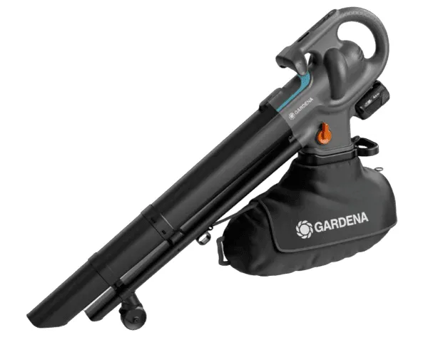 Gardena PowerJet 18V P4A, Håndholdt blæser, Sort, Blå, Orange, Blæse/suge, Elektrisk, 96 dB, 19 V