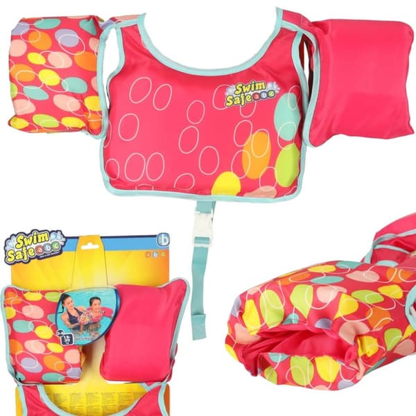 AQUASTAR Rosa svømmevest med ermer