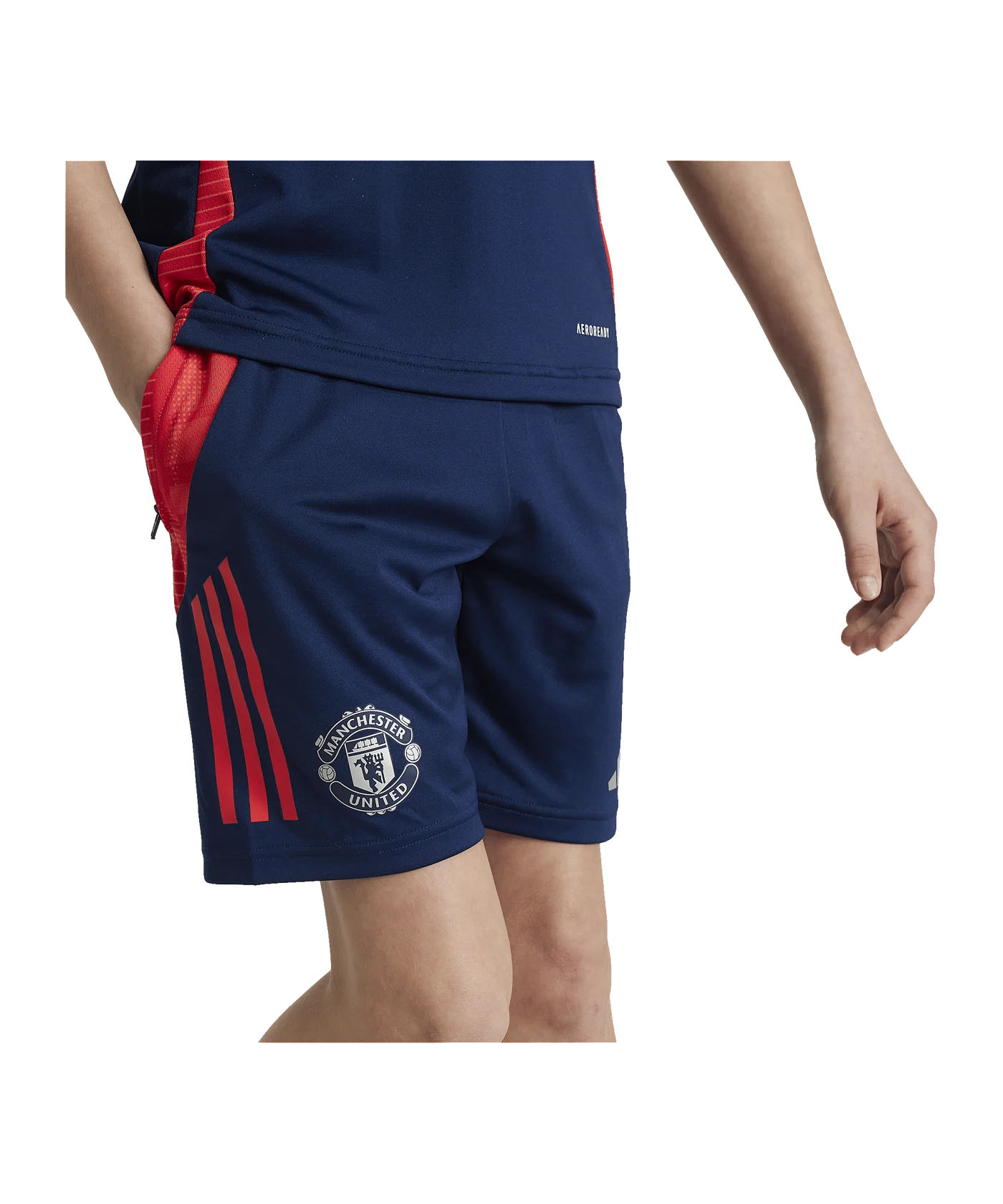 adidas Manchester United Short Kids Blau