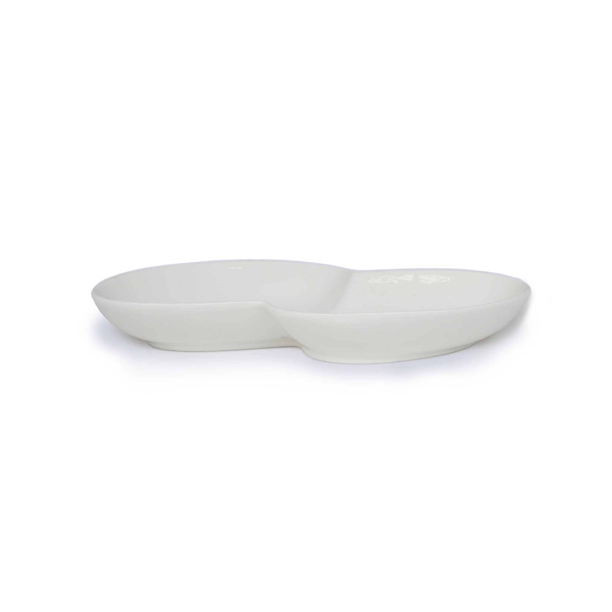 Schale 'Cloud' S, weiß, B 23 cm, T 11 cm, H 3 cm von fischer's lagerhaus