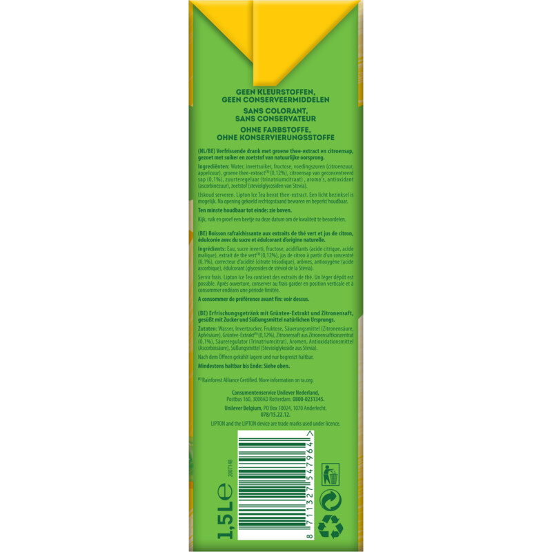 Lipton Ice tea green lemon