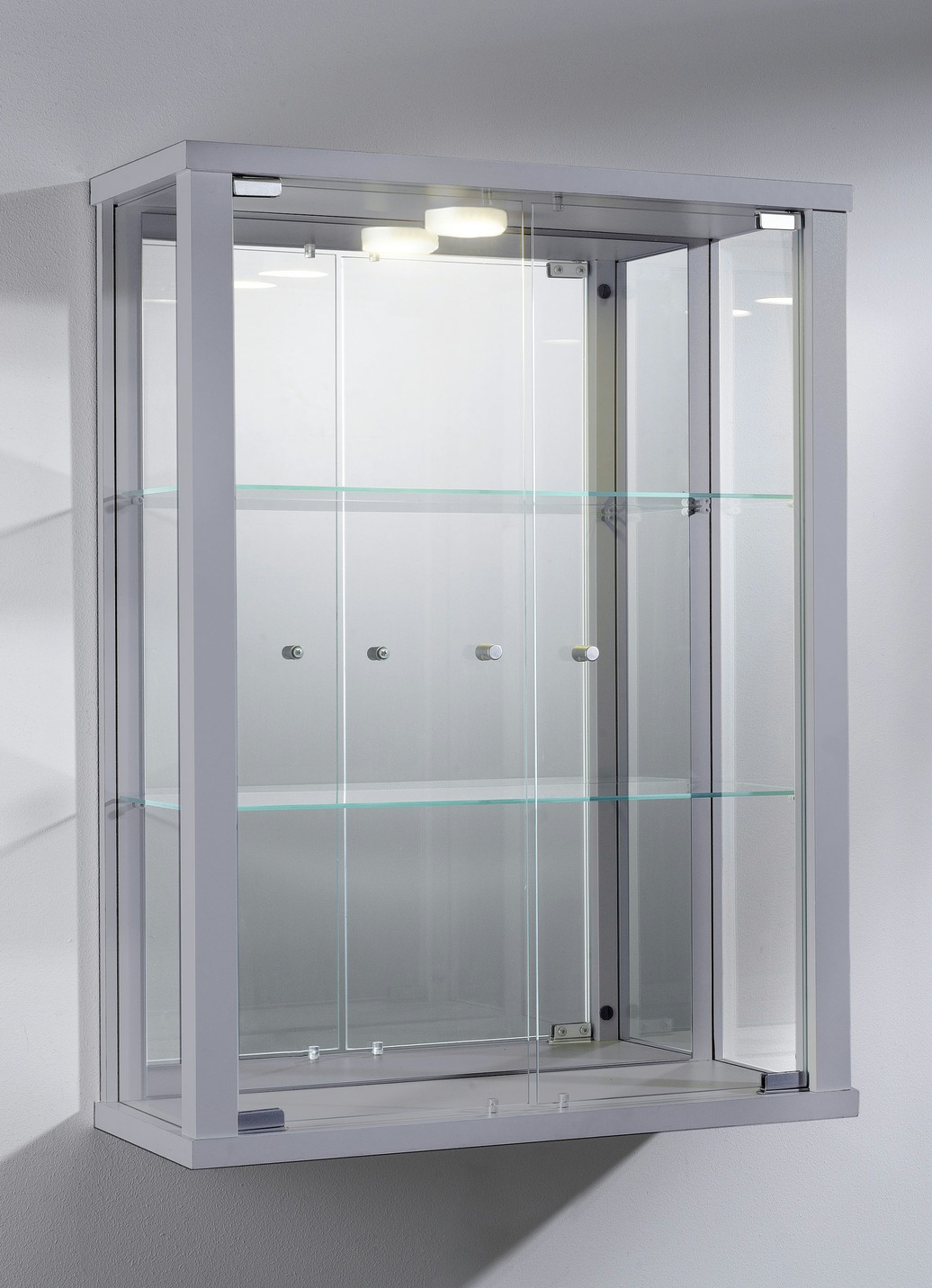 Hängevitrine mit ESG-Sicherheitsglas
