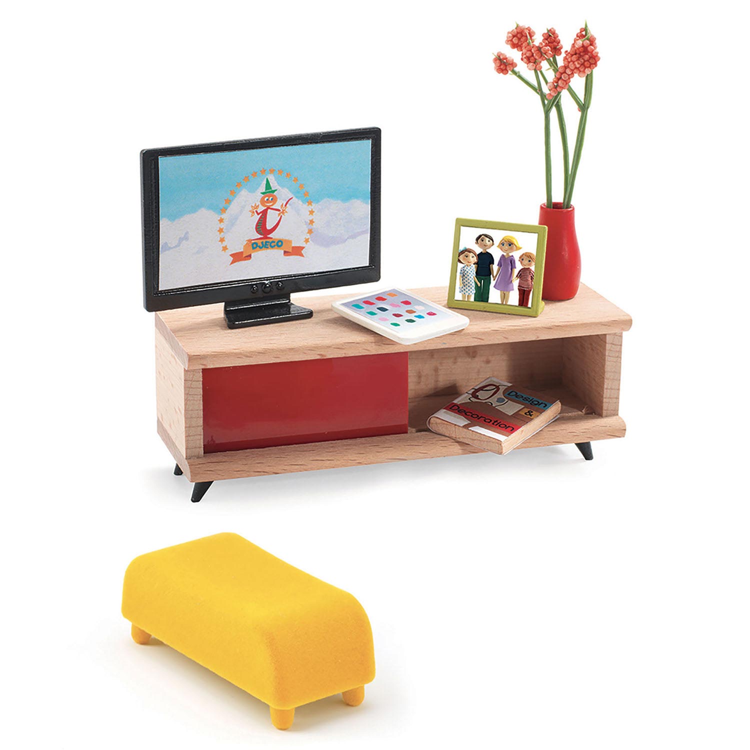 Djeco Poppenhuis Tv Kamer