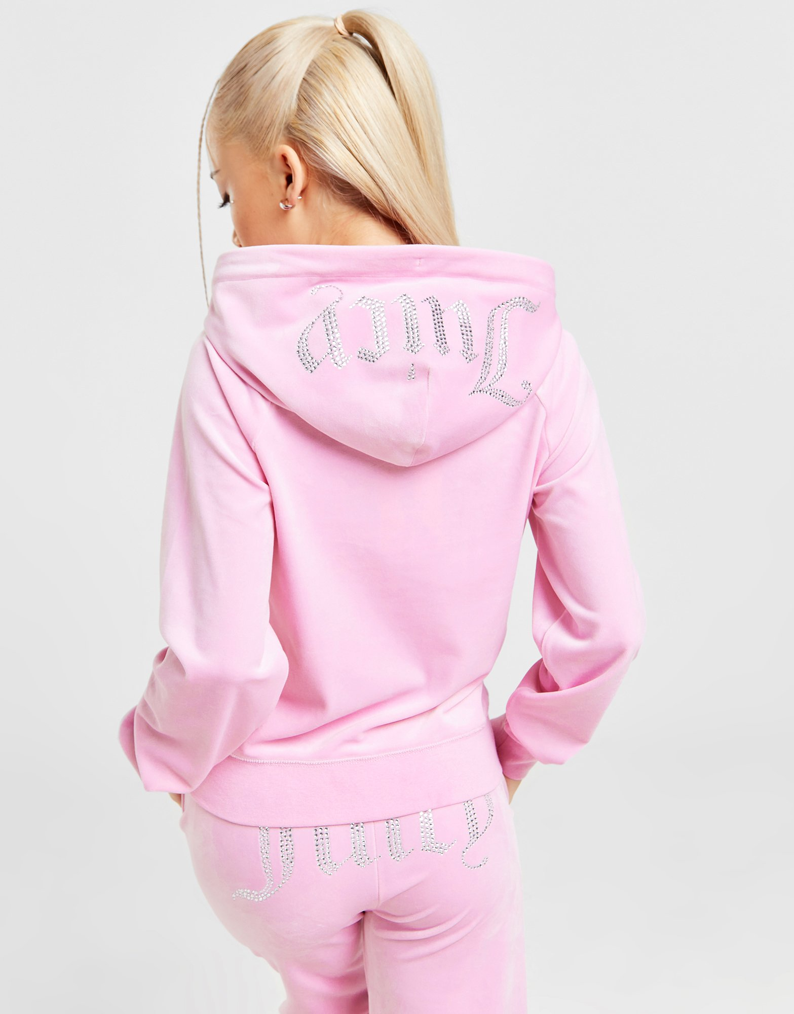 JUICY COUTURE Sweat à Capuche Zippé Diamante Femme