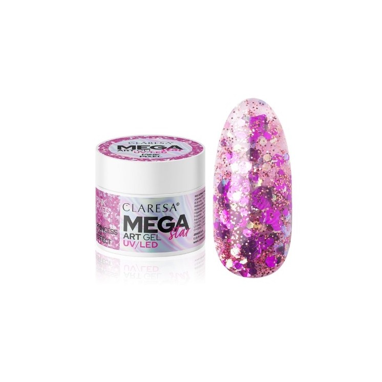 Claresa MEGASTAR PINK PIXEL Dekorationsgel 10 g