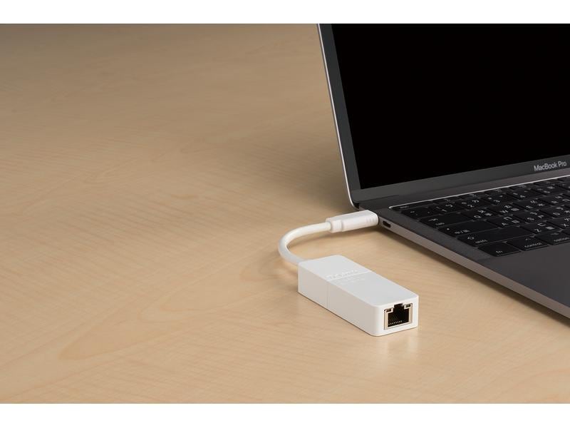 D-Link Netzwerk-Adapter DUB-E130 USB Typ-C USB‑C Gigabit Ethernet Adapter