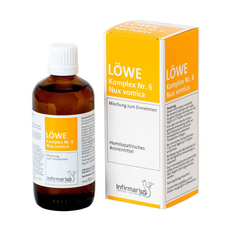 Löwe Komplex Nr. 6 Nux Vomic Tropfen, 50 ml
