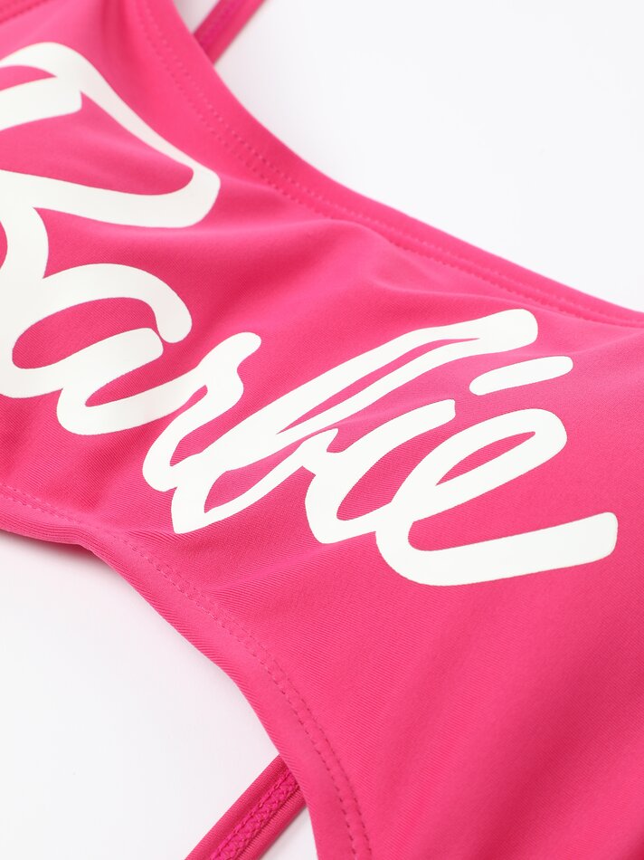 Maiô estampado da Barbie - Rosa