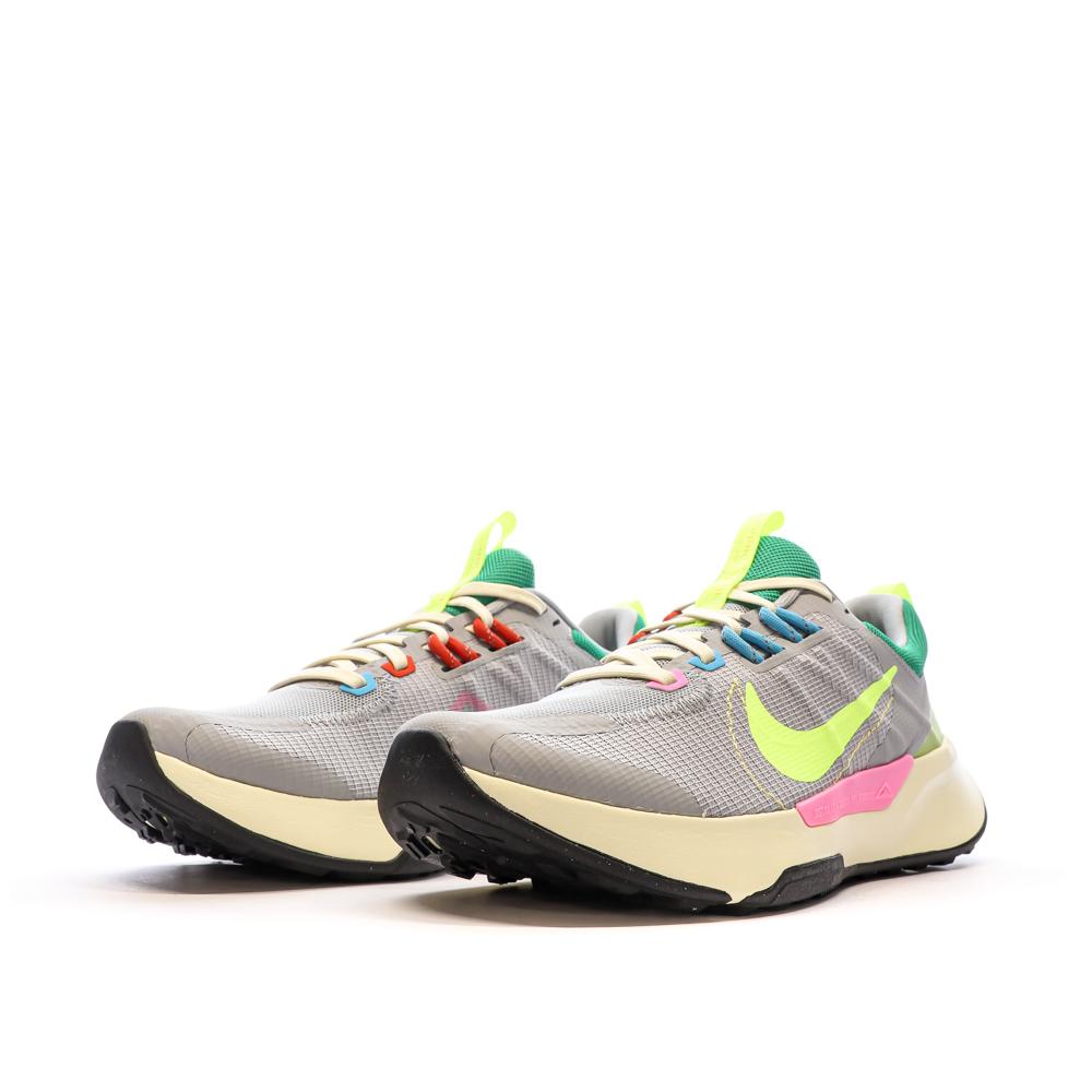 Nike Chaussures de trail Gris/Jaune/Rose Femme Nike Juniper