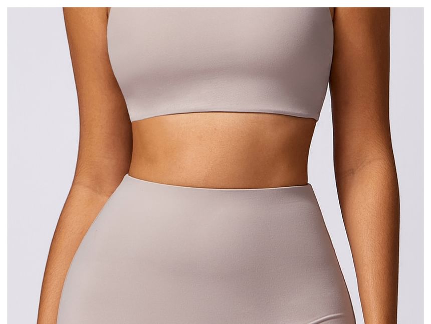 Skinniano - Hoge taille effen yogashorts