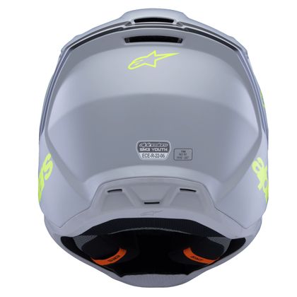 Casque cross Alpinestars SUPERTECH S-M3 - RADIUM - ENFANT - Gris / Noir