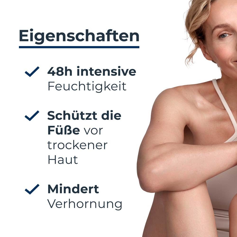 Eucerin® UreaRepair 10% Urea Fußcreme – Intensive Pflege und Feuchtigkeit für trockene bis extrem trockene Füße