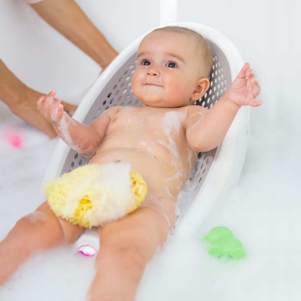 OK BabyOK Baby   Badehilfe Jelly grau/weiss