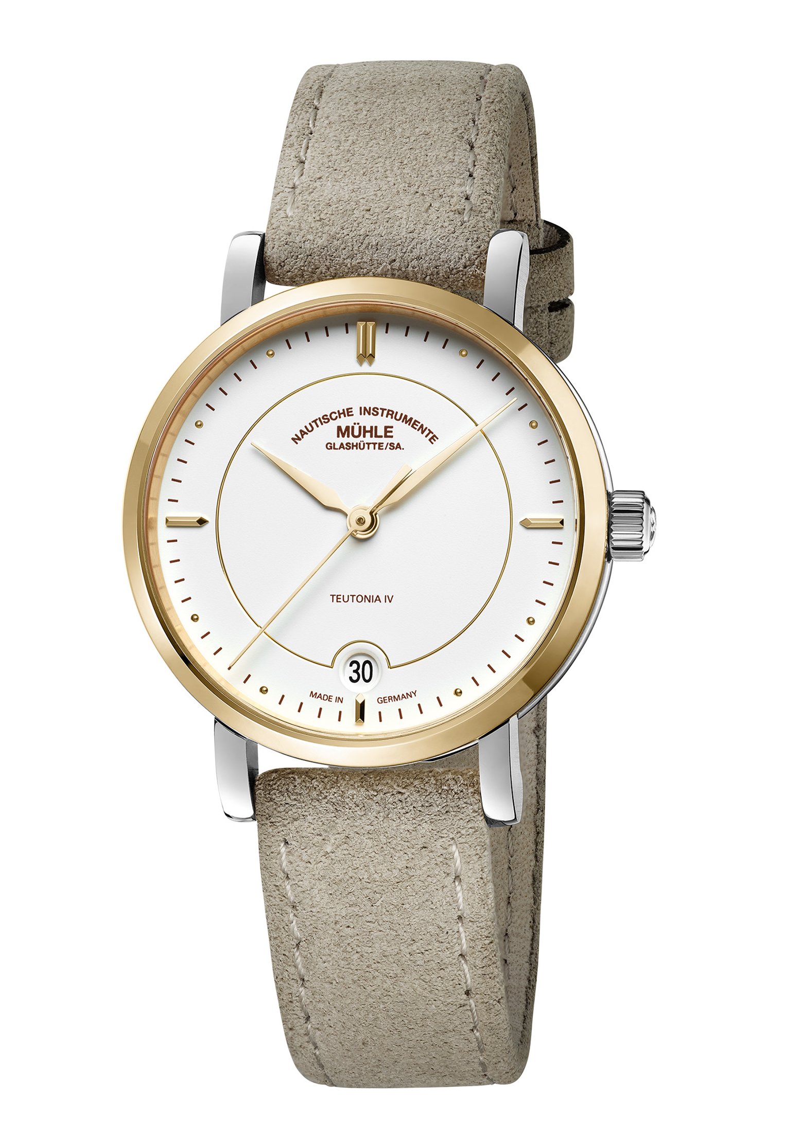 Mühle Glashütte Teutonia IV Lady Weiß M1-44-51-LBV-VII