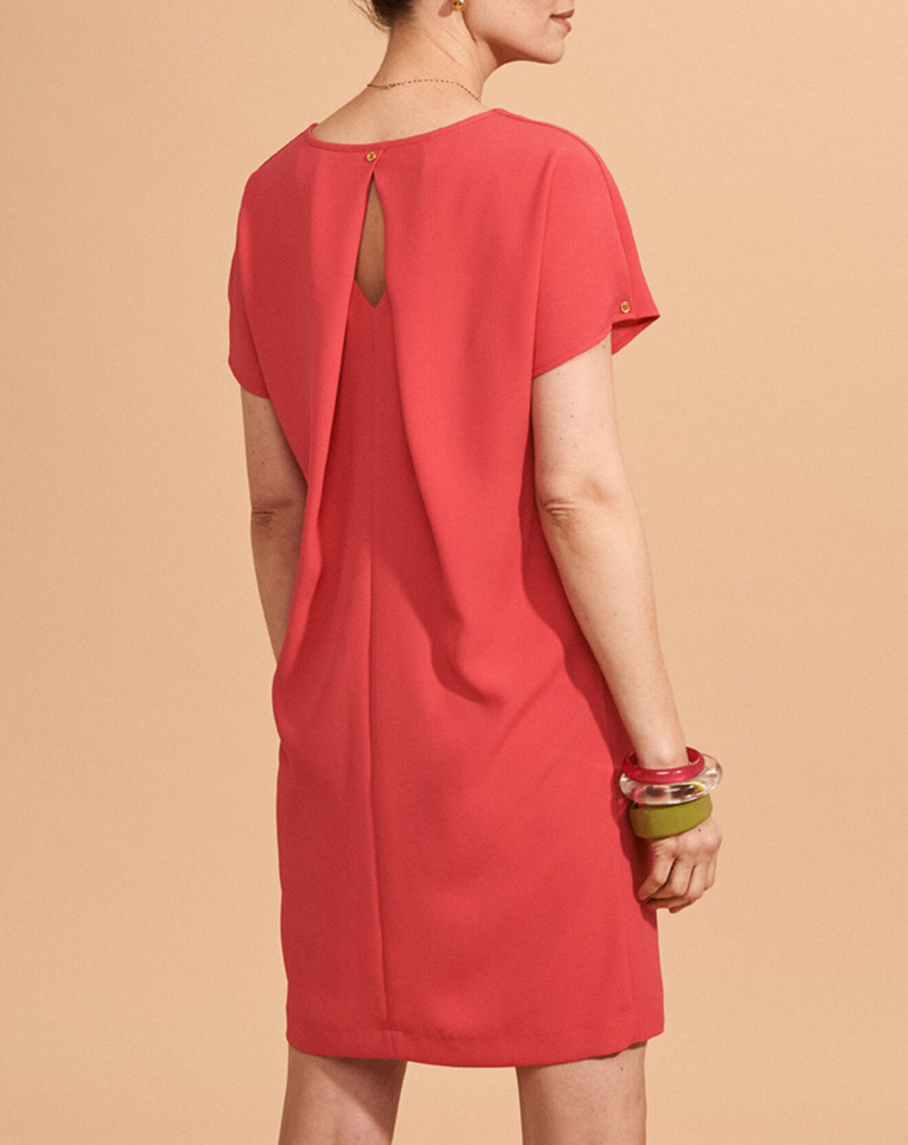 Devernois Robe Risoula rose fuchsia
