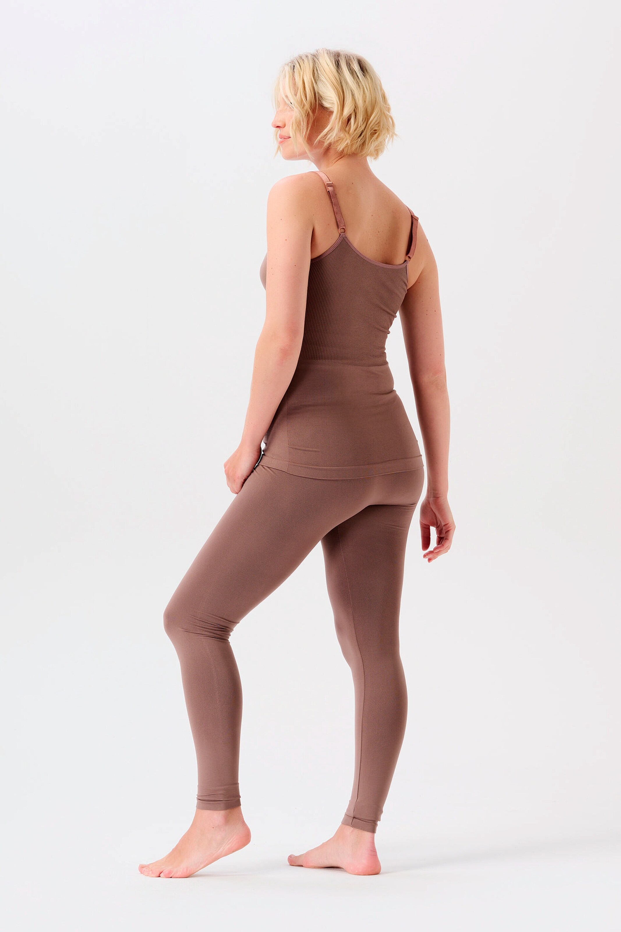 Noppies Umstandsleggings Cara Deep Taupe