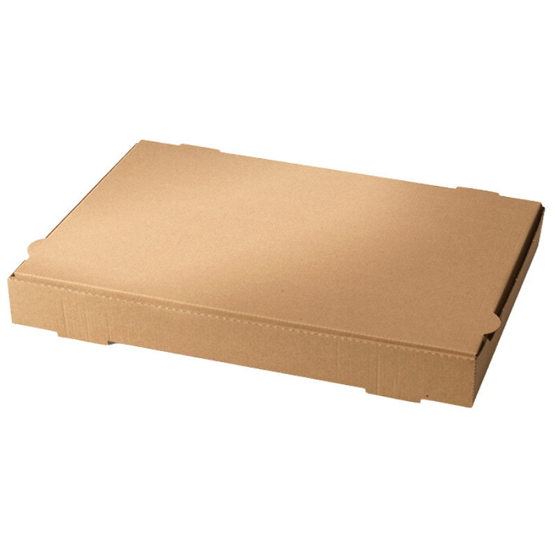 Takeaway box 38,5x27,5x4,5cm kraft