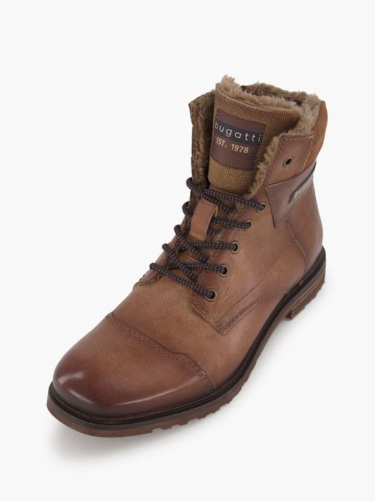 bugatti Schnür-Stiefelette Braun