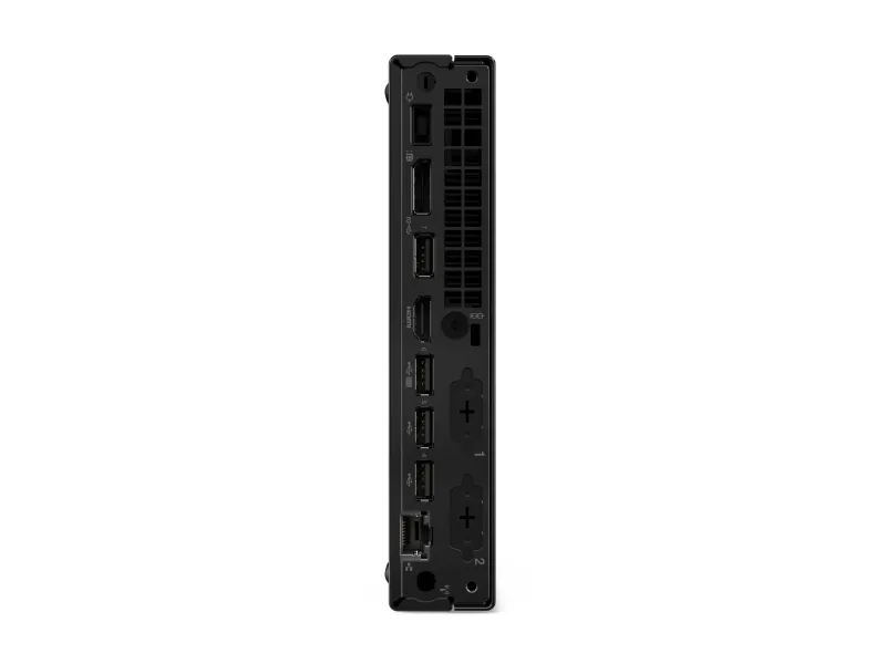 Lenovo ThinkCentre M75q Gen 5 12RQ - Lille Ryzen 5 Pro 8500GE / op til 5 GHz - RAM 16 GB - SSD 512 GB - TCG Opal Encryption 2, NVMe - Radeon 740M - Gigabit Ethernet, Bluetooth 5.3, IEEE 802.11ax (Wi-Fi 6) - Win 11 Pro - skærm: ingen - tastatur: Nordi