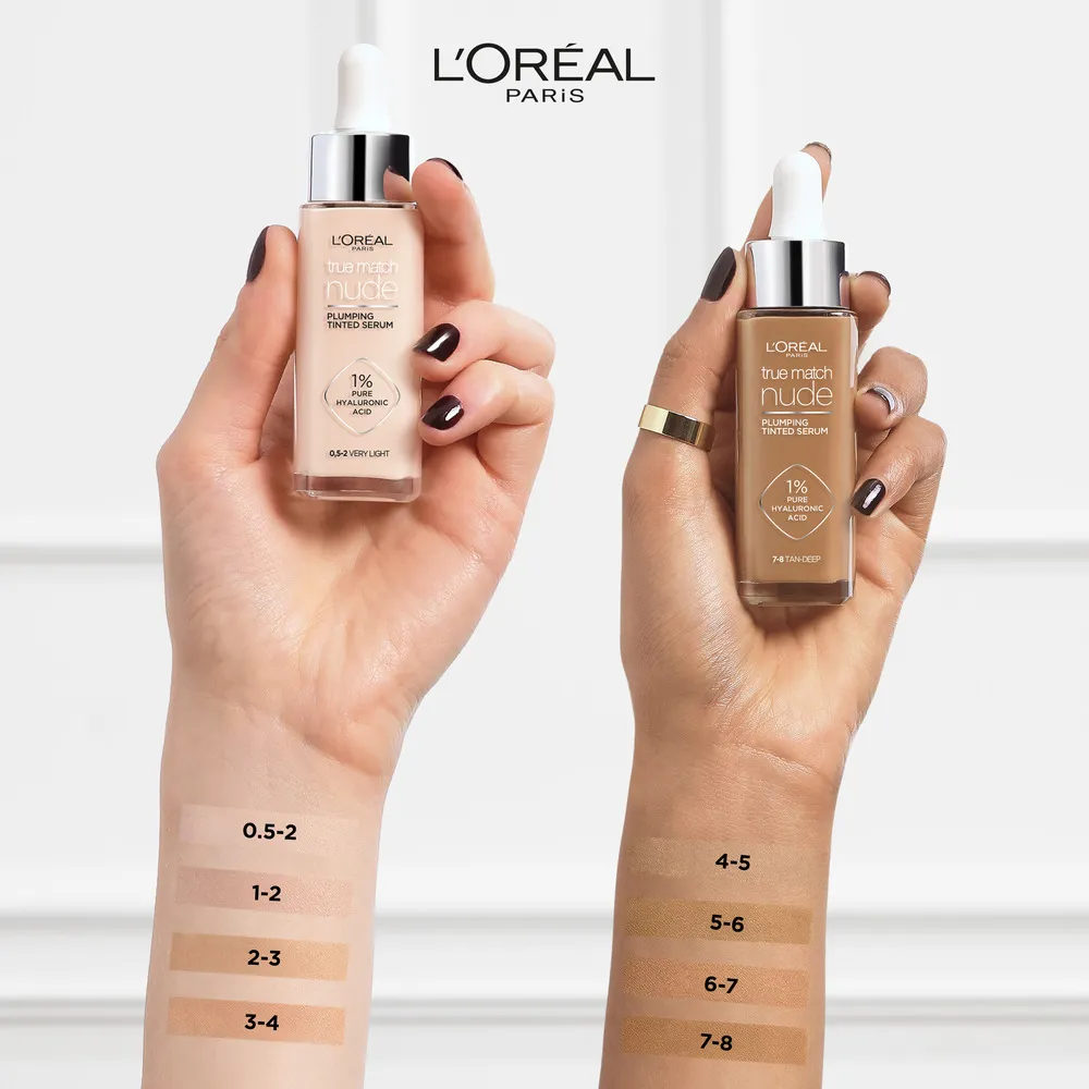 L'Oréal Paris True Match Nude Plumping Tinted Serum - flere farver