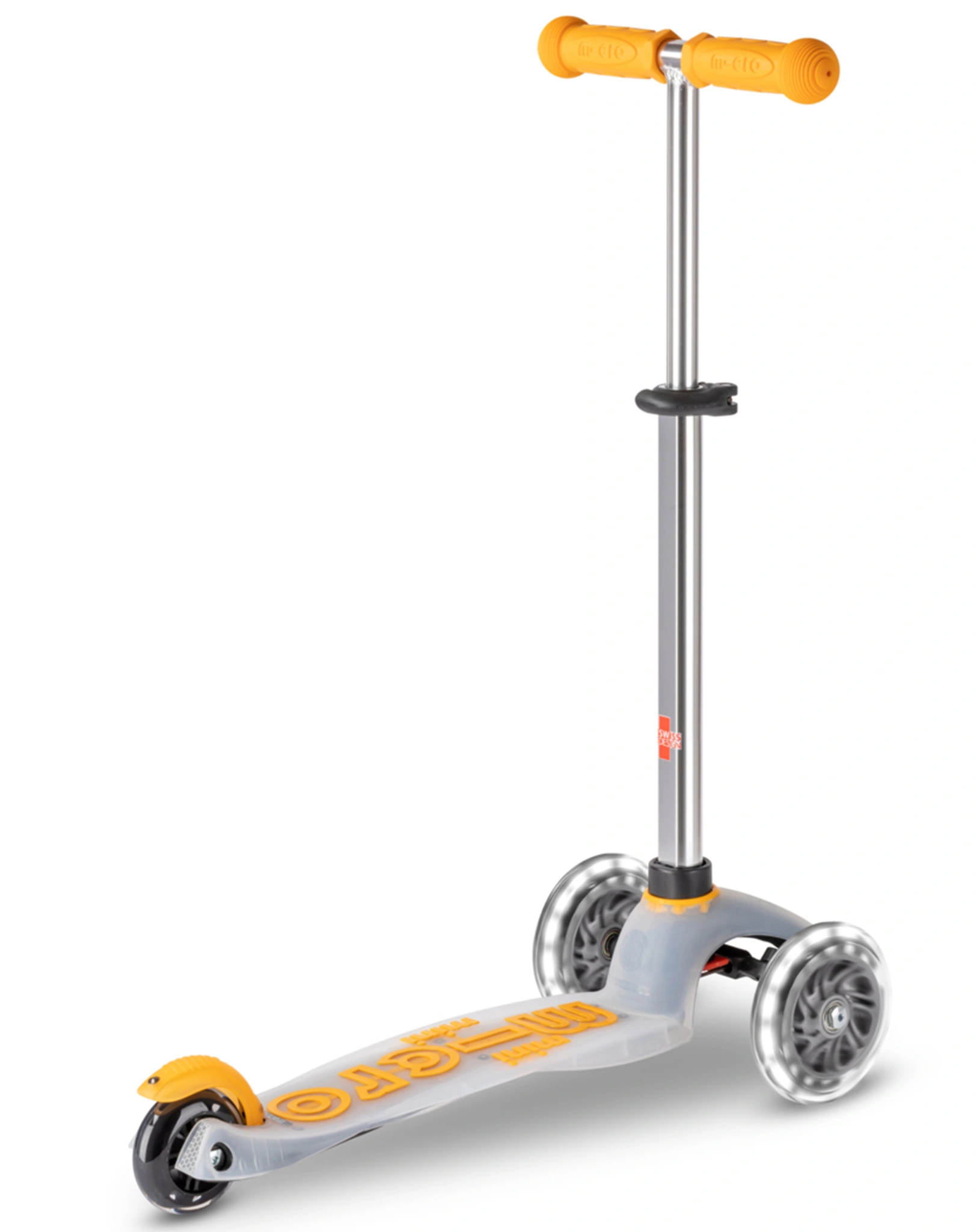 Kinder-Scooter MINI MICRO DELUXE FLUX LED in yellow