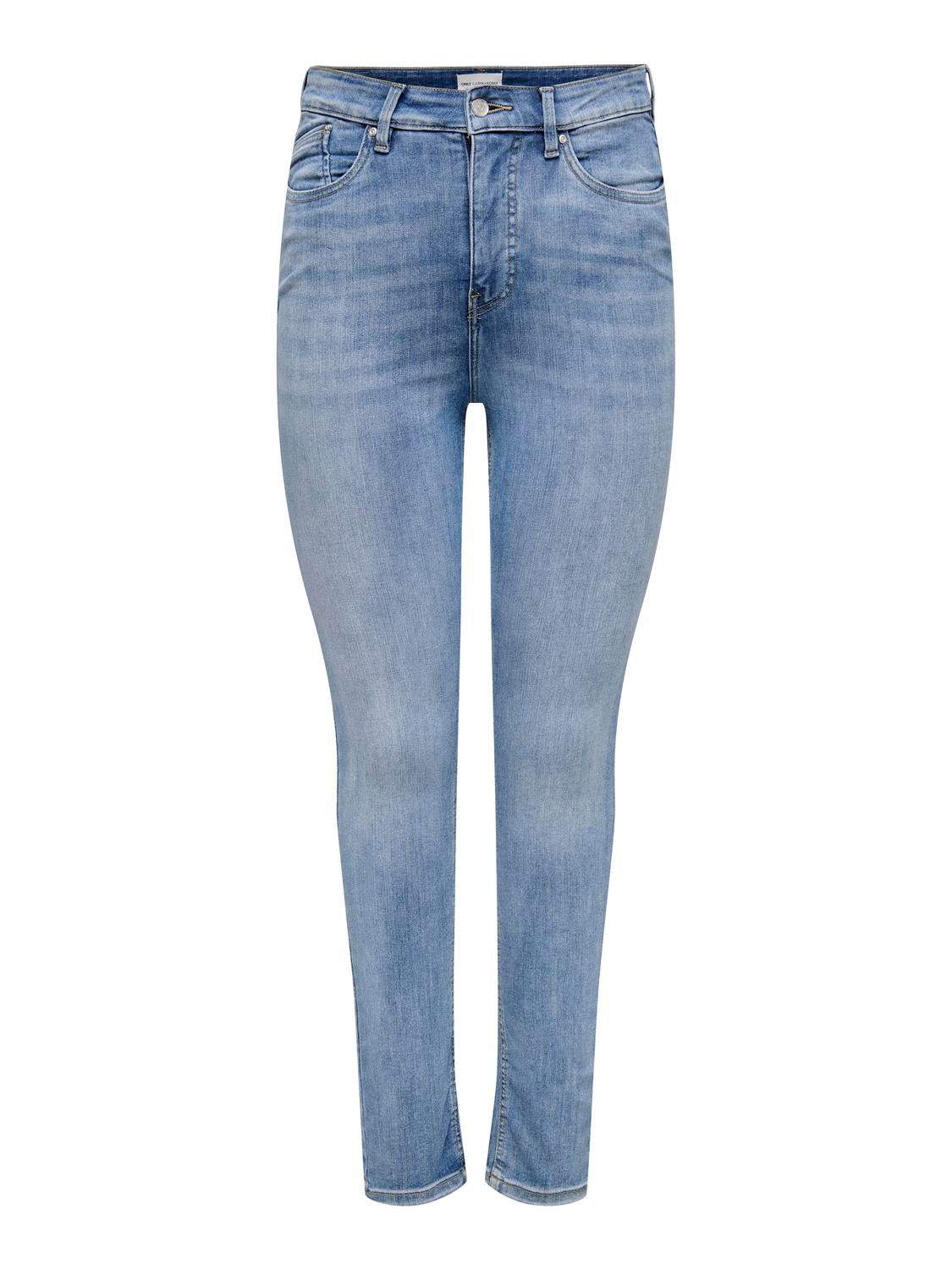 CAREMMY Skinny Fit Jeans Light Blue Denim
