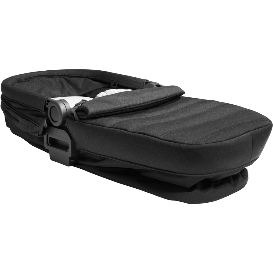 baby jogger Geschwisterwagen City Mini GT2 Double Jet schwarz inklusive Babywanne Mini GT2 Double, 1 x Sicherheitsbügel und Wetterschutz