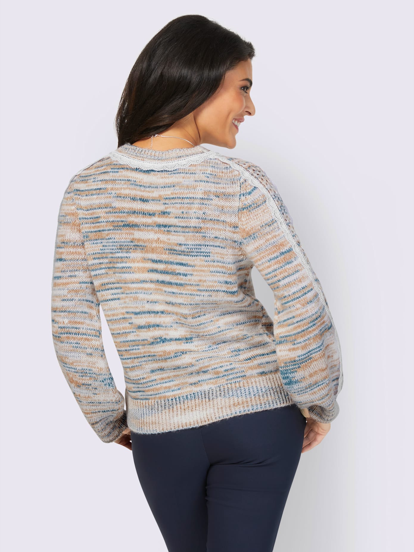 Veste en tricot manches ballon légères