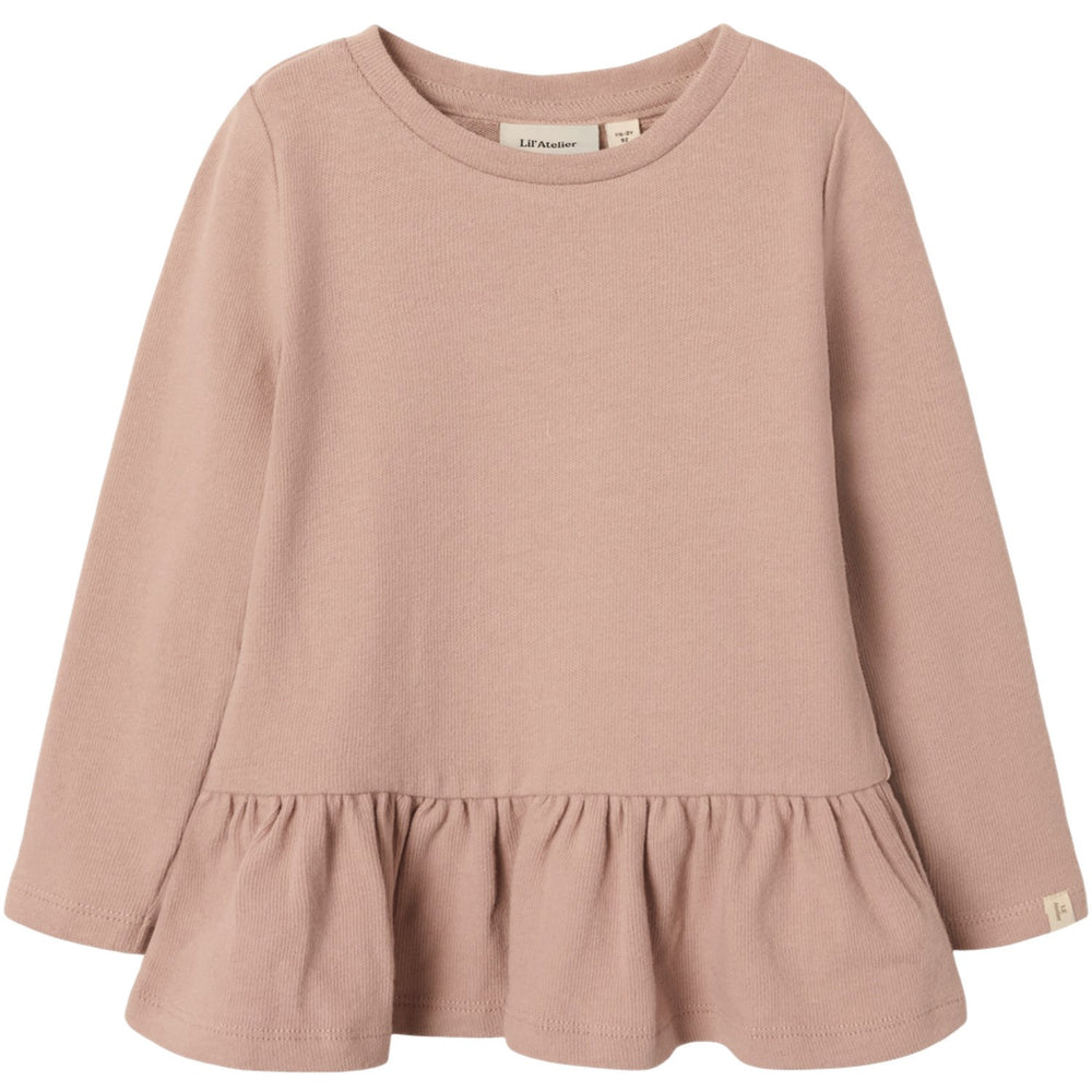 Køb Lil'Atelier Misty Rose Nmfluna Ls Slim Top Lil