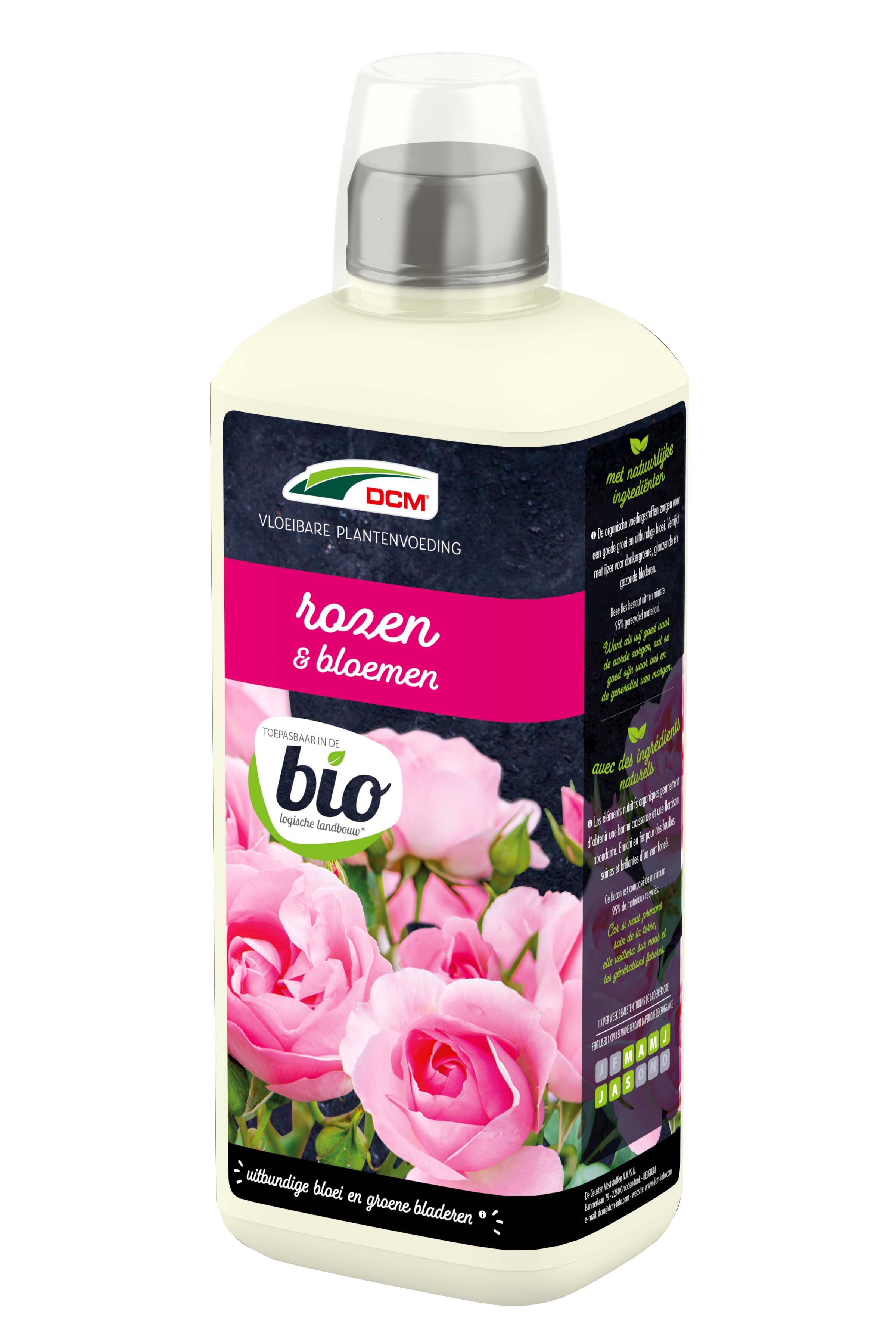 DCM Vloeibare Meststof Rozen & Bloemen - Siertuinmeststof - 800 Milliliter