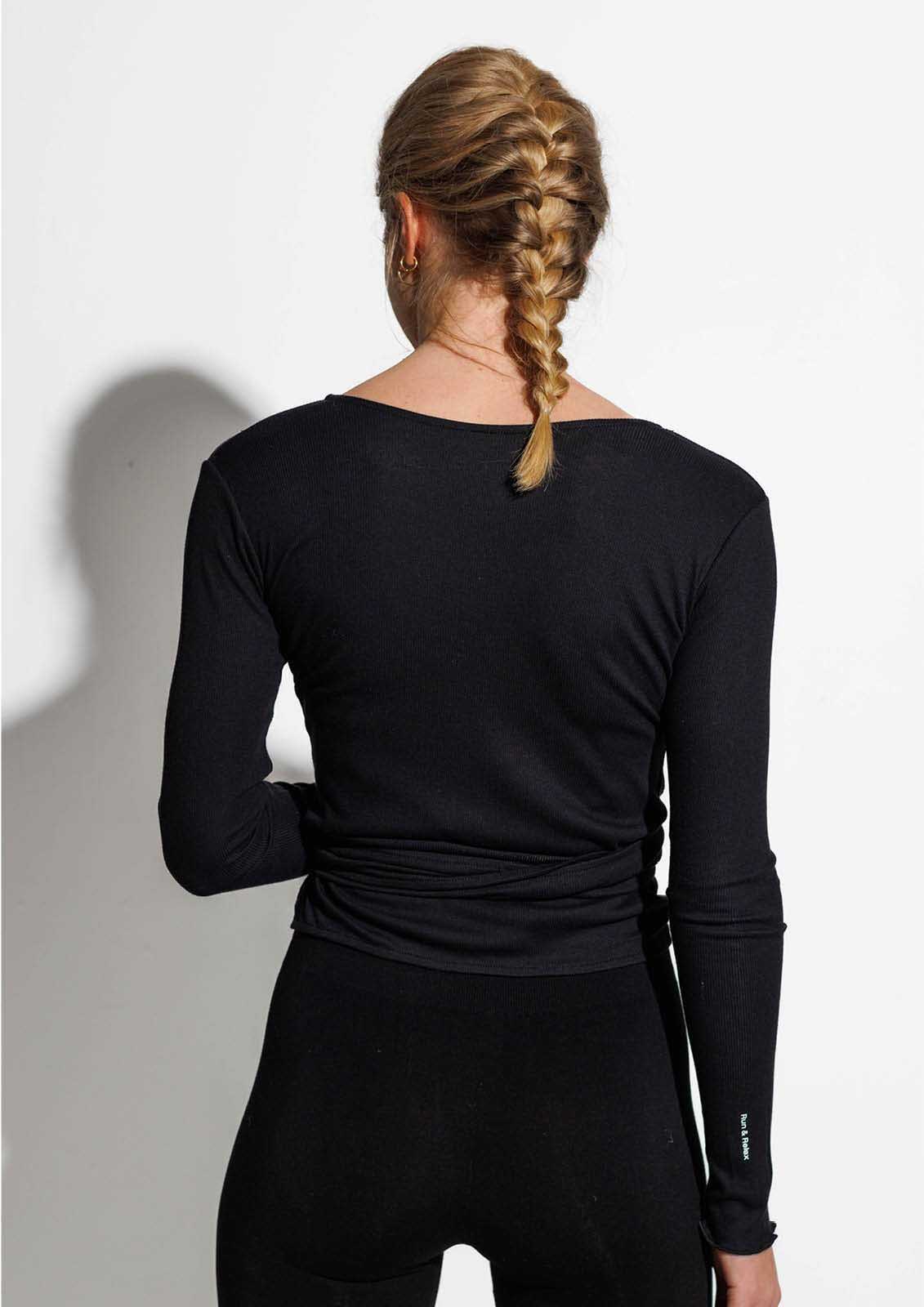 Wrap Sweater 001/Beautiful Black