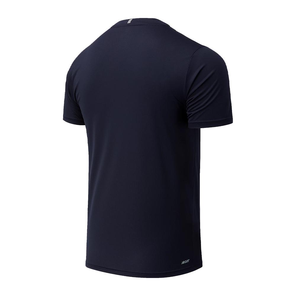 New Balance T-shirt Marine Homme New Balance Core Run
