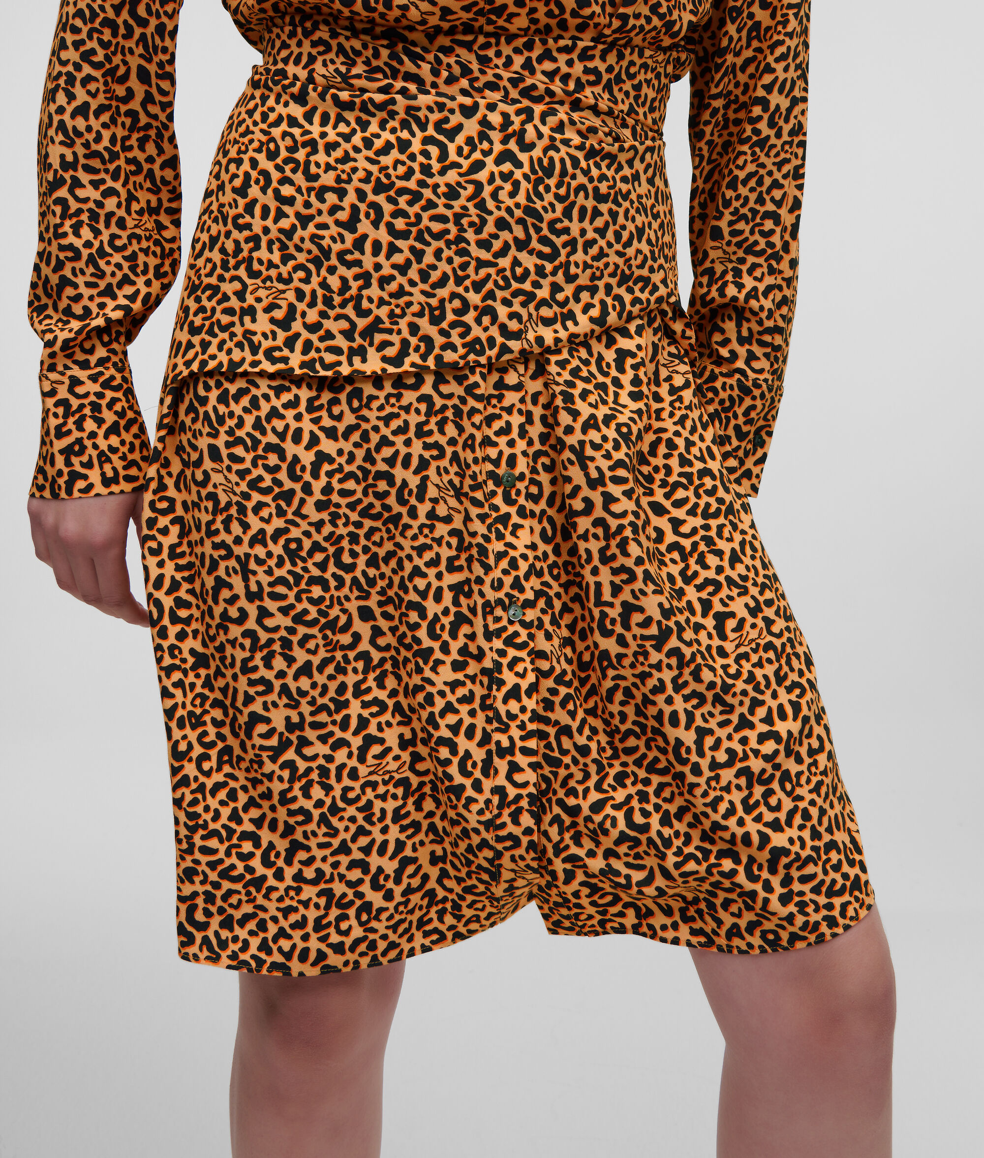 ROBE CHEMISE IMPRIMÉE LÉOPARD