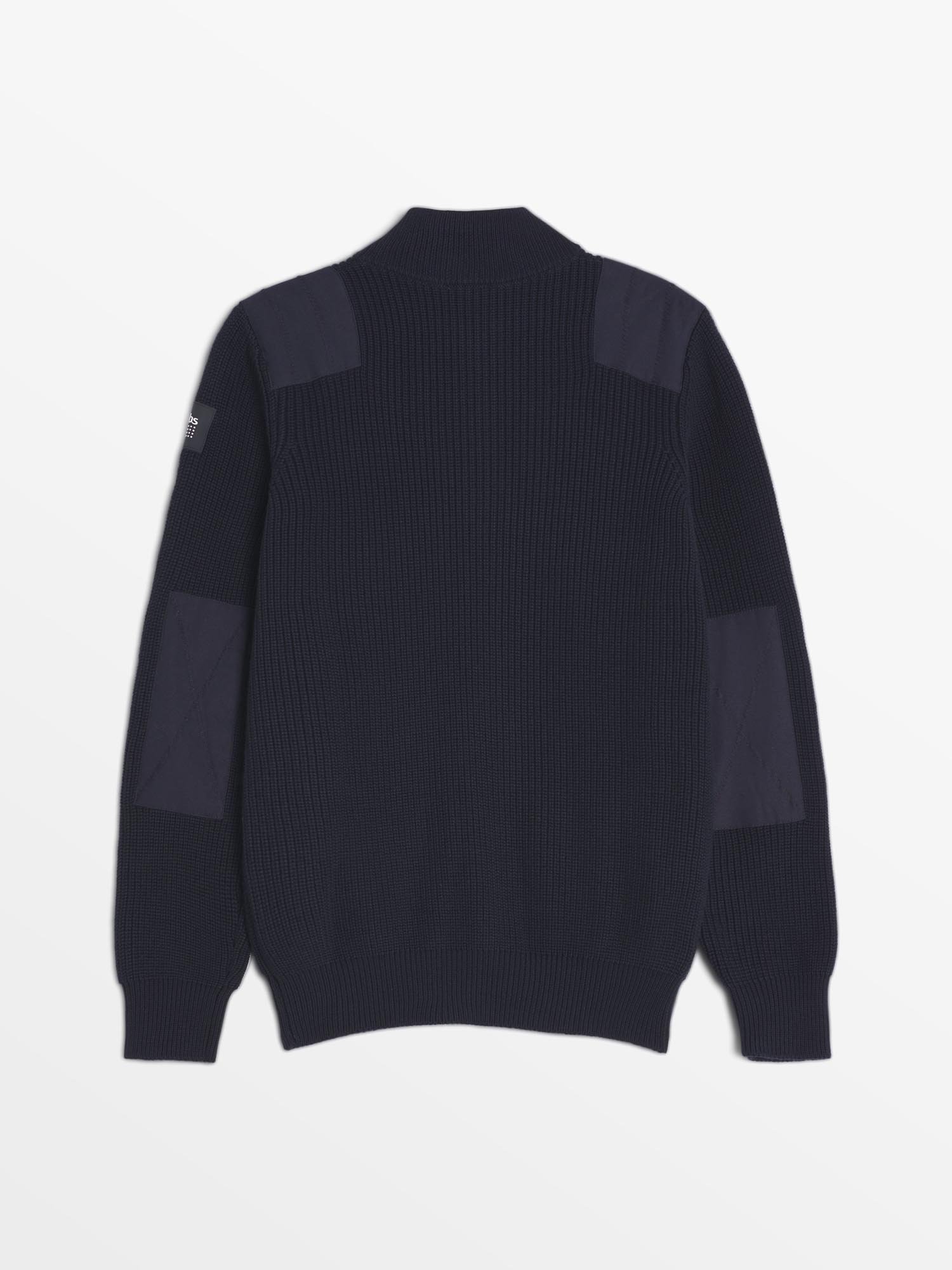 Gilet Homme Zippée Maille Marine