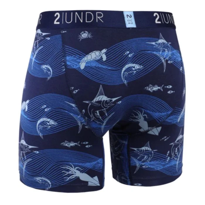 2UNDR Herre Undertøj og basislag Swing Shift Boxer Blå