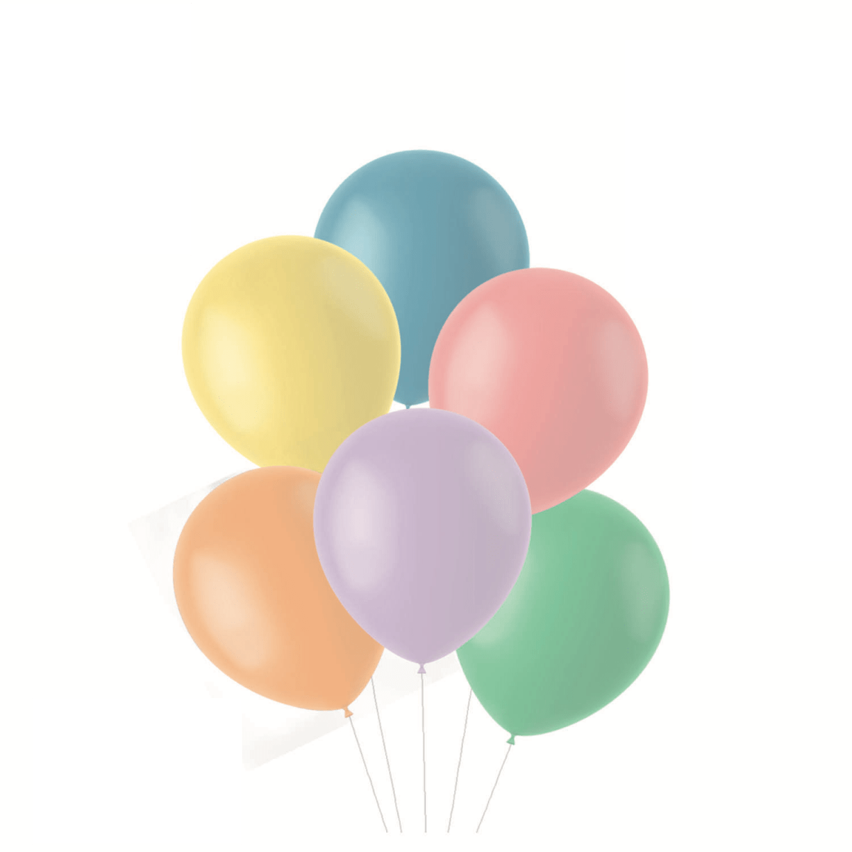 Gekleurde Ballonnen Pastel 33cm 10st