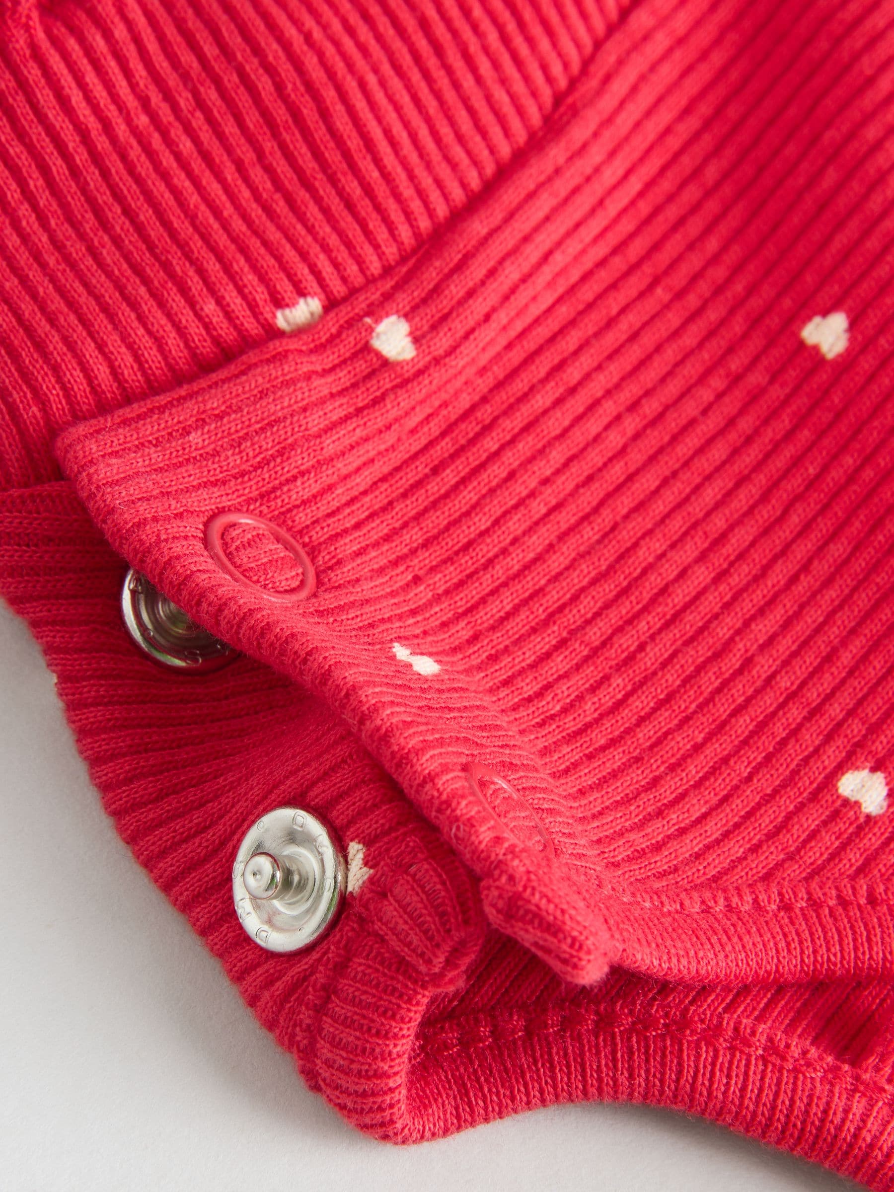 Rood - Top en Leggings 2 -delige Baby Set (0mnd-2jr)