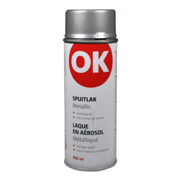 OK spuitlak metallic zilver 400 ml