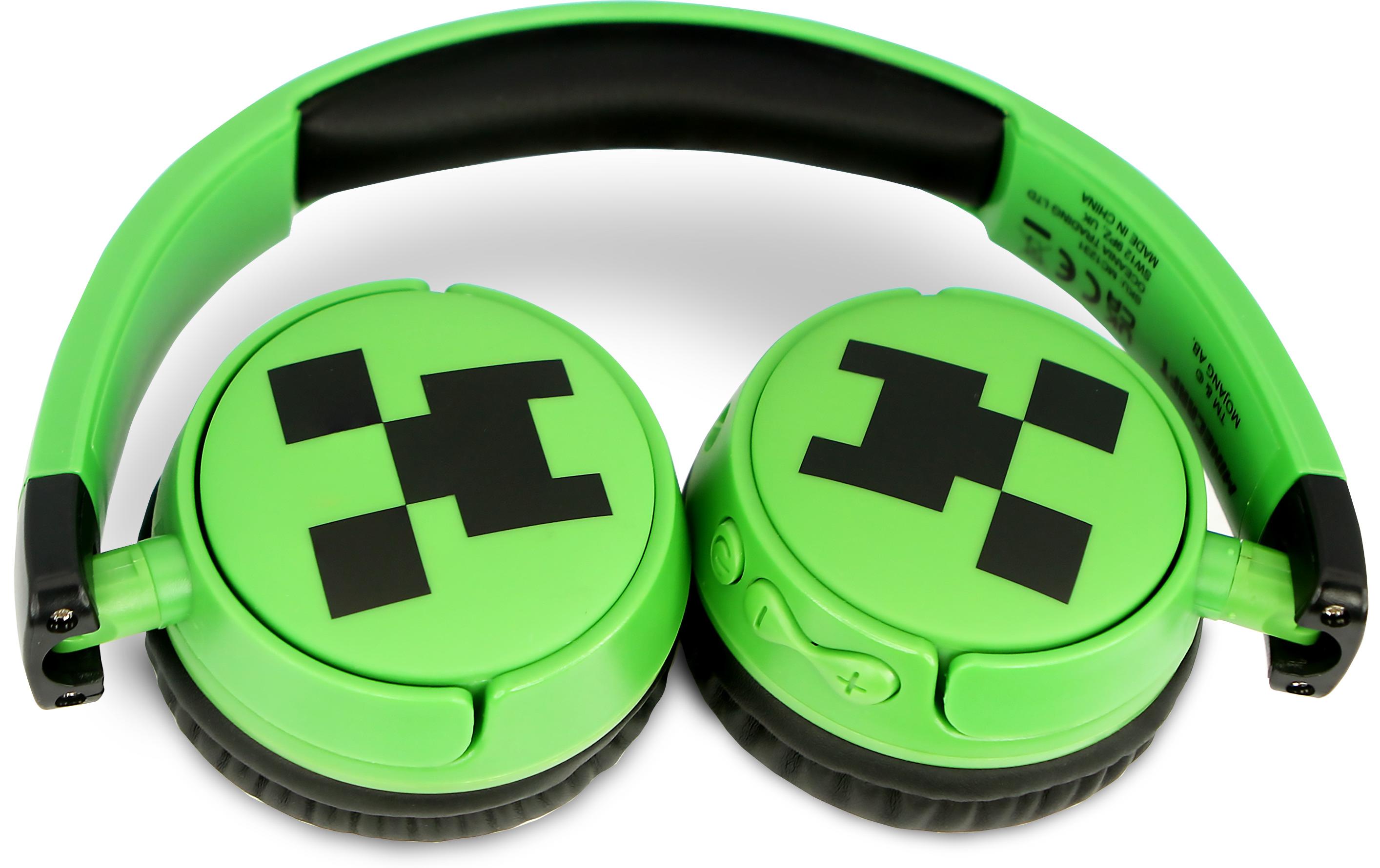 Minecraft Creeper Kabellose Kopfhörer für KinderBluethooth Kopfhörer