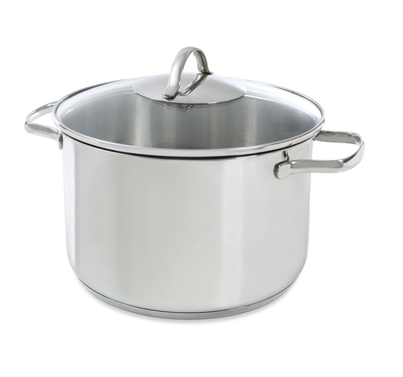 BK Essentials Soeppan - RVS - met glazen deksel