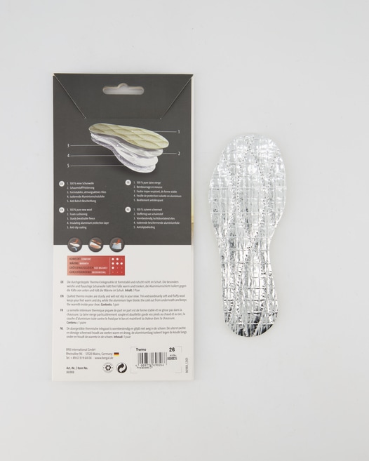 Bergal THERMO SOHLE WOLLE K Schuhspanner in Weiß
