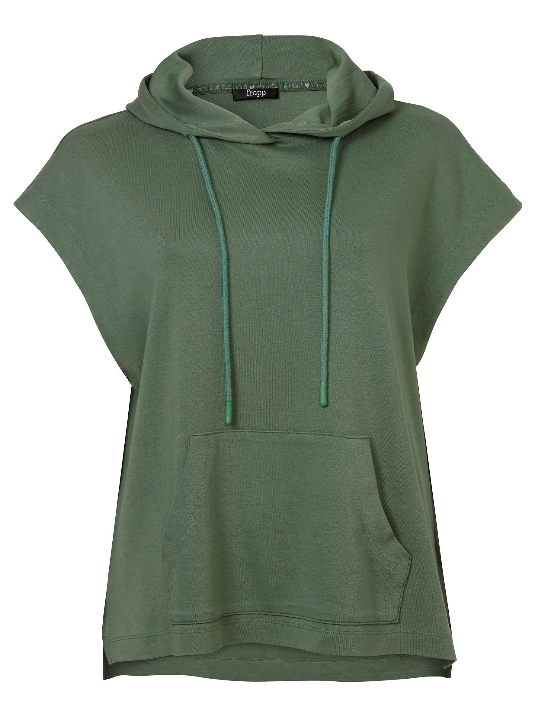 Ärmelloses Sweatshirt mit Kapuze