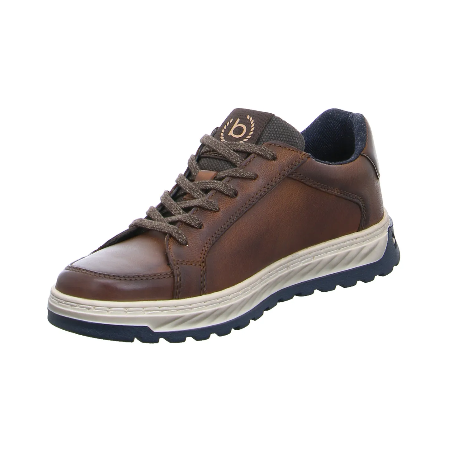 BUGATTI SHOES Halbschuh Braun Leder