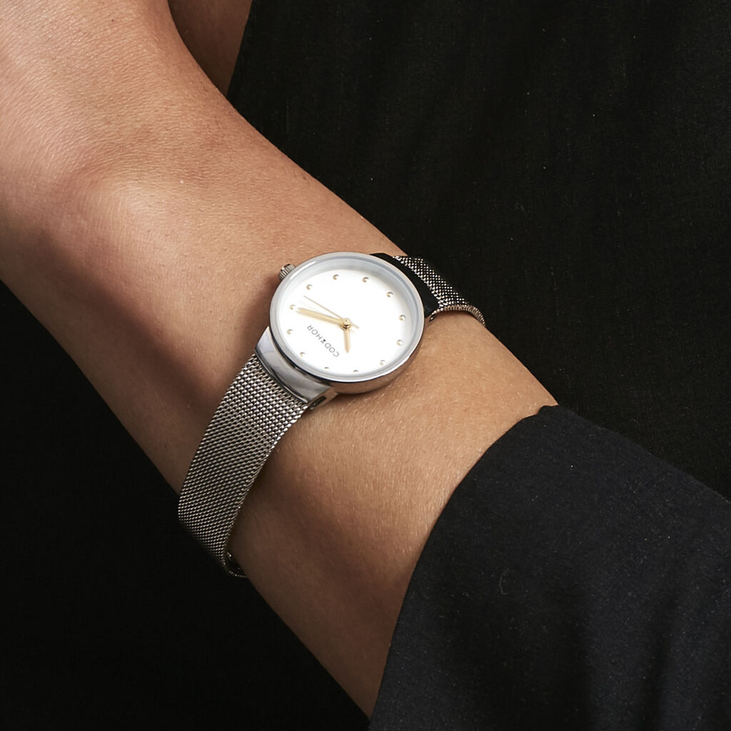 Montre Codhor Fleur Blanc