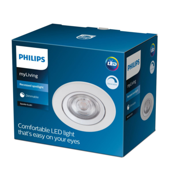 Philips inbouwspot Sparkle wit