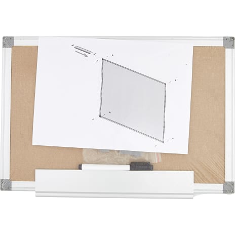 NAGA Whiteboard tavle magnetisk 30 x 45 cm